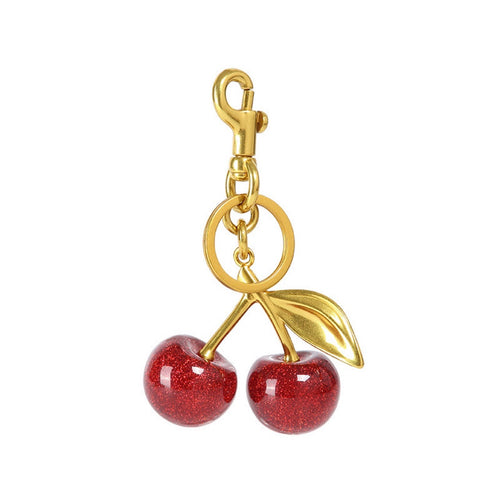 Cherry car keychain high-end women's bag pendant backpack pendant Christmas Halloween
