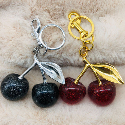 Cherry car keychain high-end women's bag pendant backpack pendant Christmas Halloween
